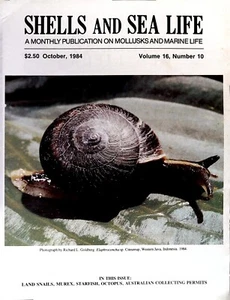 Shells and sea life. A monthly publications on mollusks and marine life. 1984 - Bild 1 von 2