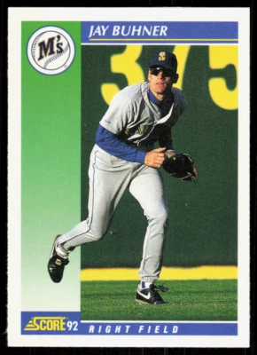 1992 Score 64 Jay Buhner Seattle Mariners - Image 1 of 2