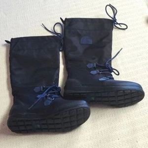 Sorel Impermeable Aislante Talla. 6 botas de lluvia de invierno negras - Imagen 1 de 8