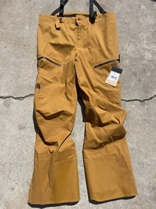 The North Face Shredder Ski Snowboard Pants Dryvent Mens L Tan Summit Series - Picture 1 of 4