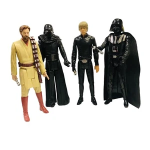4 Hasbro Marvel Star Wars 2013 Obi Wan Darth Vader Kylo Ren Skywalker 11 in Tall - Picture 1 of 24