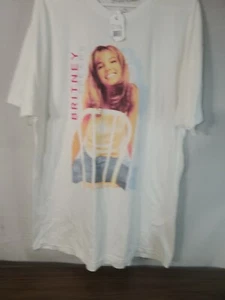 Britney Spears T-shirt Men's XL Spell Out Short Sleeve Pop Music - Picture 1 of 6