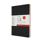 Moleskine A4 Subject Cahier Journals: Black/cranberry Red - 8053853602527