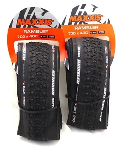 Maxxis Rambler Tire - 700 x 40 Tubeless Folding Black Dual SilkShield, PAIR - Picture 1 of 1
