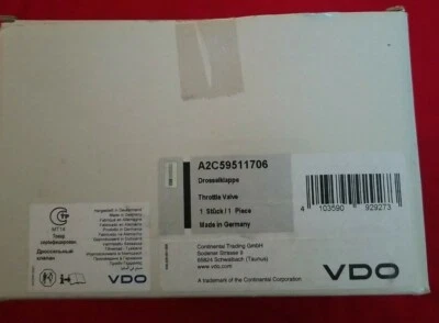 ¡Nuevo! Conjunto de carrocería del acelerador de inyección de combustible BMW X5 VDO A2C59511706 13547506627 Foto 1 de 2