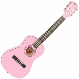 Paquete de guitarra acústica junior talla 1/2 ~ rosa - Imagen 1 de 3