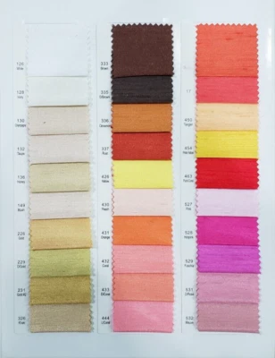 Tela satinada Shantung por yarda | Tela de seda satinada Dupioni | 60" | Reversible Foto 1 de 3