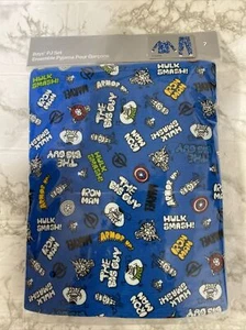 Disney Store Marvel Icons Pj PAL Set Blue Hulk- Iron Man- Capt America. New - Picture 1 of 3
