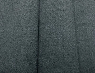 SHERPA GRAY GREY FAUX LAMB SHEEP WOOL FUR TEXTURED FABRIC BY 1/2(0.5) YARD 56"W - Image 1 of 4
