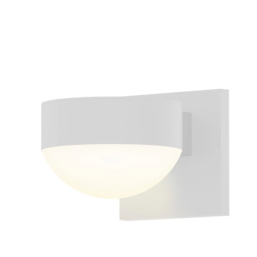 Aplique/tazón LED arriba/abajo Sonneman Reals 2-Lt 3", WH/esmerilado - 7302-PL-DL-98-WL Foto 1 de 1