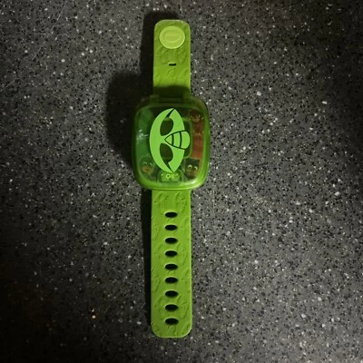 Reloj digital abatible para niños VTech PJ MASKS Green Gecko aprendizaje y juego b - Imagen 1 de 4