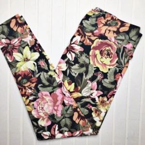 Girls S/M LuLaRoe ~ MULTICOLOR FLORAL ~ Leggings KIDS SIZES 2-8 - Picture 1 of 3
