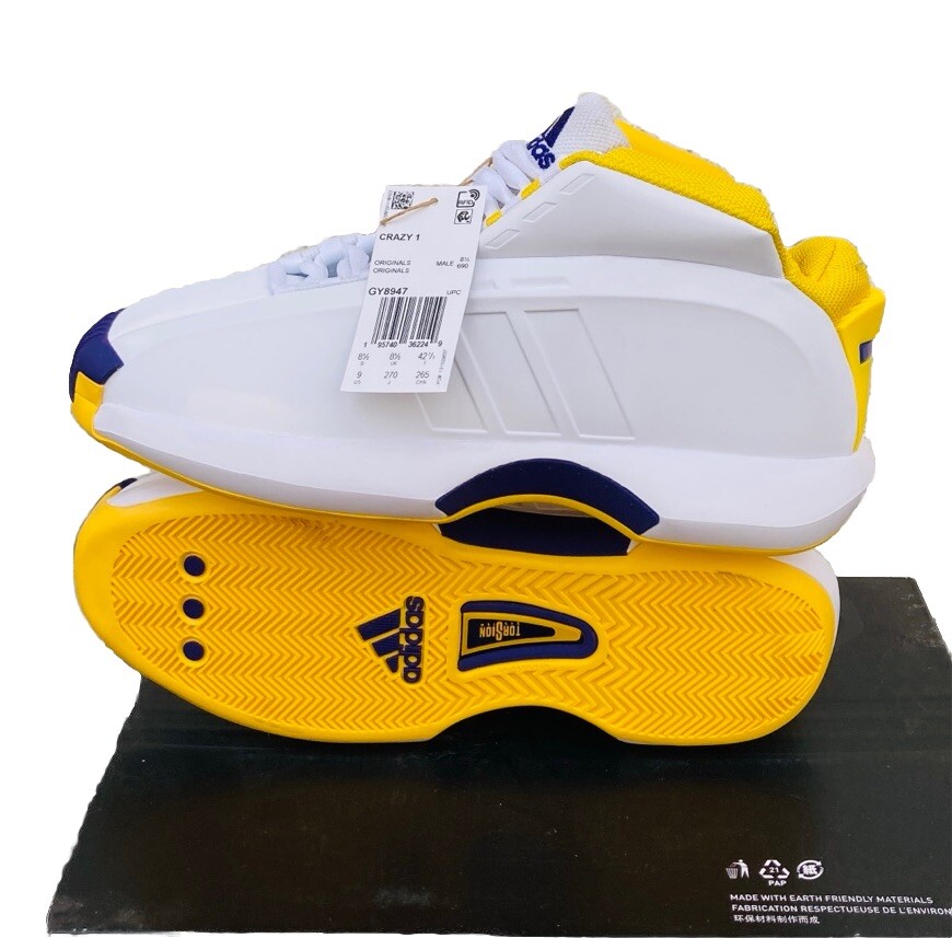 us12 新品 2006 adidas crazy 1 adidas Crazy 1 Kobe 2006 Lakers Home for Sale | Authenticity
