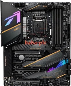 MSI MEG Z490 ACE LGA 1200 Intel Z490 SATA 6Gb/s ATX Intel Motherboard FedEx - Picture 1 of 12