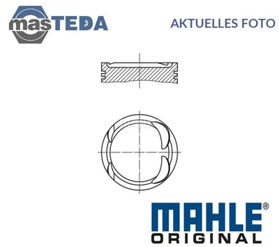 021 PI 00117 000 MOTOR KOLBEN MIT RINGEN MAHLE ORIGINAL FÜR VAUXHALL VIVARO A - Image 1 of 4