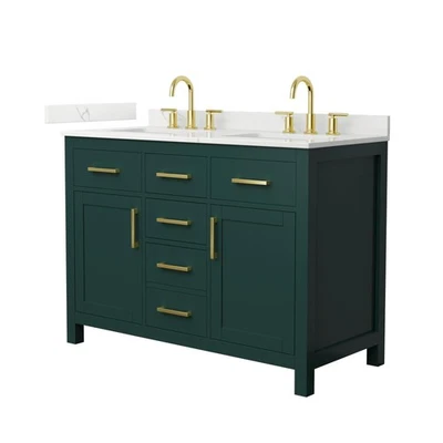 Colección Wyndham WCG2424-48D-QTZ-US3MXX Beckett 48" - Cuarzo verde/giotto Foto 1 de 4