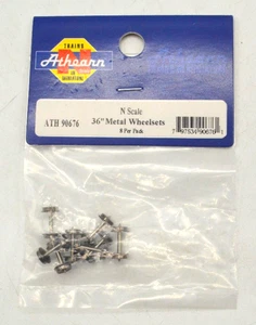 Athearn N 36" Metal Wheel Set (8) ATH90676 - Picture 1 of 2
