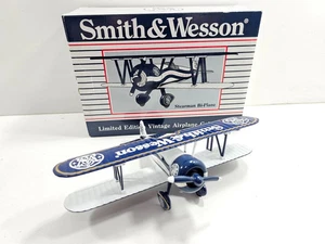 💥BRAND NEW 💥 SMITH & WESSON STEARMAN BIPLANE COIN BANK DIE CAST - Picture 1 of 20