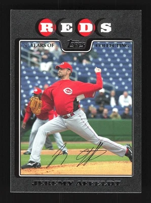 Jeremy Affeldt Cincinnati Reds 2008 Topps Update Black #UH193 SN /57 - Image 1 of 2