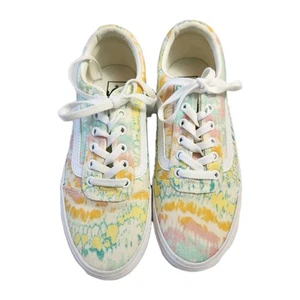 Vans Women’s Tie Dye Sneakers Skateboard Preppy Pastel Psychadelic Size 7.5 - Imagen 1 de 14