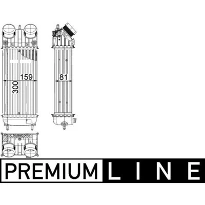 Ladeluftkühler MAHLE CI 418 000P für Citroën Peugeot Ds3 208 I - Bild 1 von 2