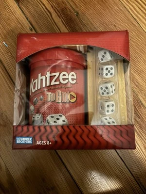 NIP Sealed: YAHTZEE TO GO!  CLASSIC GAME TO GO!  PARKER BROTHERS 8+1+ PLAYERS - Image 1 of 3