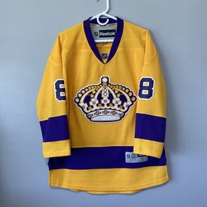 Doughty Yellow Los Angeles Kings Crown Reebok Jersey Reebok Small - Picture 1 of 18