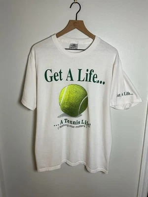 Camiseta deportiva Nike tenis vintage de los años 90 con gráficos grandes de colección retro deportes de los 90 Foto 1 de 4