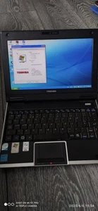 Vintage Toshiba NB100-12A PLL10E Laptop Windows XP - Picture 1 of 3