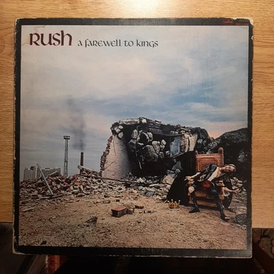 Rush A Farewell To Kings Original 1977 Vinyl LP Record Gatefold W/ Inner - Image 1 of 4