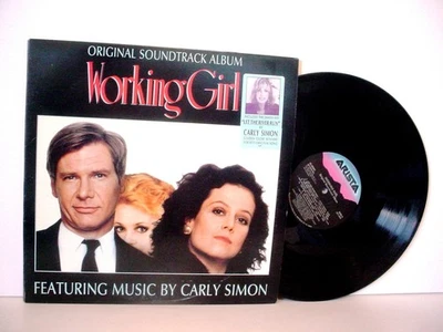CARLY SIMON WORKING GIRL Soundtrack PROMO LP 1989 ARISTA AL-8593 Audiophile - Image 1 of 4