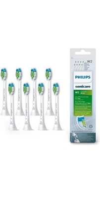 Philips Sonicare W2 Optimal White Replacement Brushes in White XXL 8 Pack (HX6068/12) - Image 1 of 3