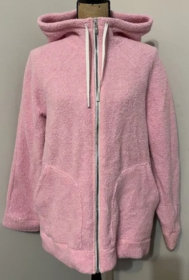 Chaqueta con Capucha Lululemon So Sherpa Cremallera Completa Rosa Para Mujer Aprox Talla XL Foto 1 de 4