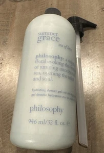 Philosophy Summer Grace Meer der Liebe 32 Unzen/3 in 1 mit Pumpe versiegelt - Bild 1 von 1