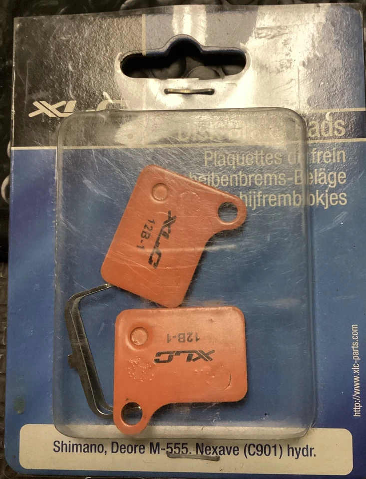 Pastillas de freno de disco XLC para Shimano Deore M-555 y Nexave C901 hidráulicas Foto 1 de 2