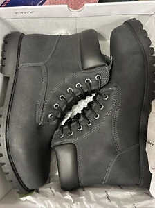 SONOMA GOODS FOR LIFE W/ ORTHOLITE ECO "STRATFORD" BLACK BOOTS MENS 13 MED - Picture 1 of 3