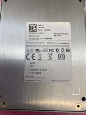 Lite-On LCT-128M3S 128GB 2.5" SATA 6Gb/s 0K11MF SSD Solid State Drive - Image 1 of 2