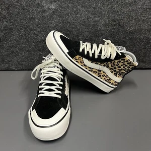 Vans® Unisex SK8-Hi 138 Decon SF High-Top Sneakers in Leopard Colorblock Suede - Picture 1 of 16