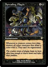 MTG MAGIC THE GATHERING - SPREADING PLAGUE - INVASION  NEAR MINT!