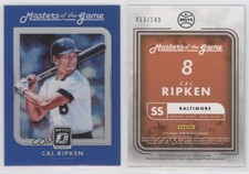 2016 Panini Donruss Optic Masters of the Game Blue /149 Cal Ripken Jr #MG10 HOF
