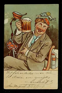 ALEMANIA 🙂 🙂 1220-Hombre con cerveza_Hombre con cerveza (1909) 🙂 🙂 - Imagen 1 de 2