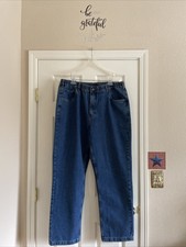 Joes Jeans The Classic Dark Blue Straight Leg Denim Jeans Mens Size 42 Long