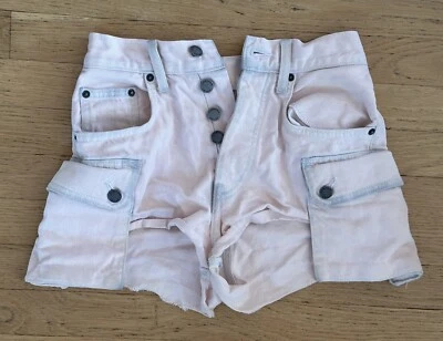 Pantalones Cortos Carmar Denim Rosa Carga Talla 24 Foto 1 de 4