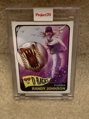 Randy Johnson 2021 Topps Project70 Alex Pardee #214 Arizona Diamondbacks - Image 1 of 2