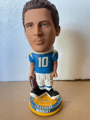 JUSTIN HERBERT LOS ANGELES CHARGERS 2021 FOCO Knucklehead Bobblehead NIB Cover