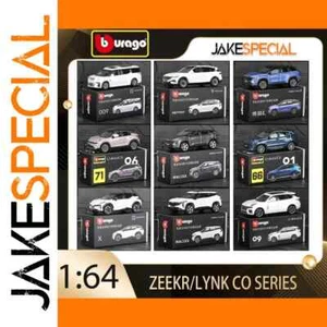 Voiture Miniature Bburago 1:64 ZEEKR Lynk & Co Diecast Car Model Modèle Réduit - Bild 1 von 57