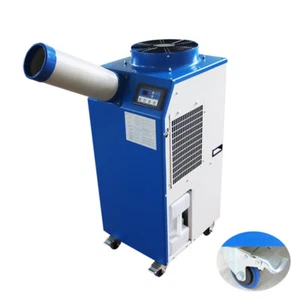 220V 1400W Industrial Air Conditioner Portable Cooler with Caster Wheels - Picture 1 of 12