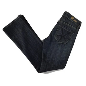 NWT KUT from the Kloth Farrah Baby Bootcut 2 (28x32) Calm Wash Low Rise Denim - Picture 1 of 8