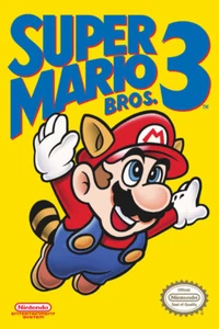 2014 NINTENDO SUPER MARIO 3 VIDEO GAME BOX COVER POSTER 24X36 NEW FREE SHIPPING - Picture 1 of 1