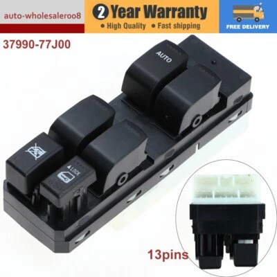 NEW Electric Power Master Window Switch Fits For Suzuki SX4 Swift 37990-77J00 - Image 1 of 4